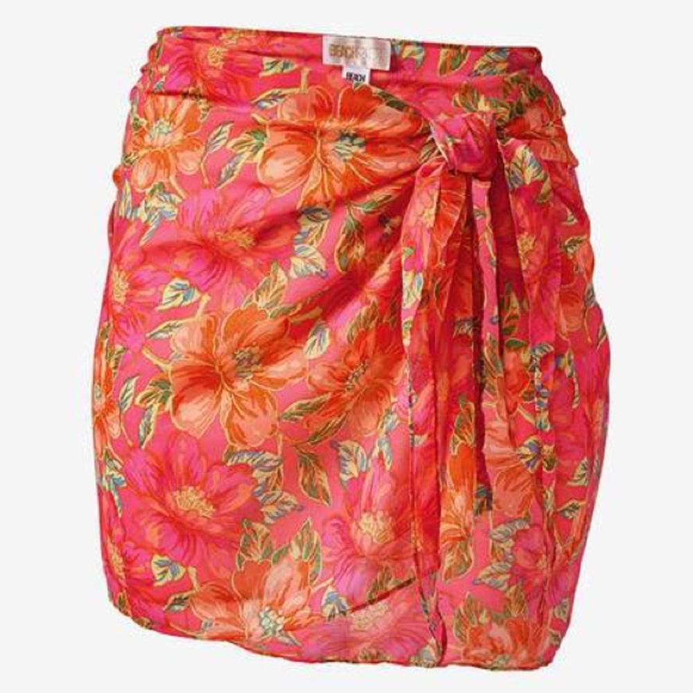 Melanie Sarong in Miami Peony - Plus Size, Fab Fit Fun